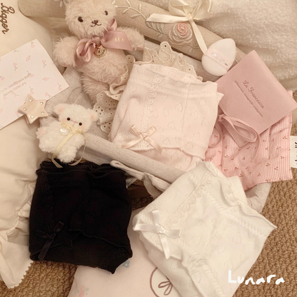 Peach Puff – Soft Baby Cotton Lace Panties