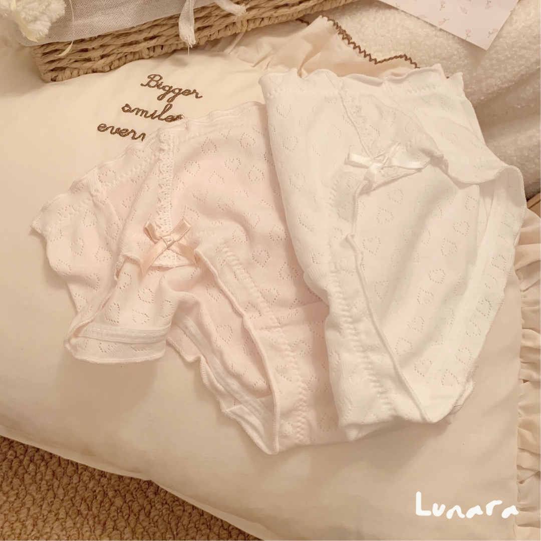 Peach Puff – Soft Baby Cotton Lace Panties