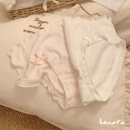 Peach Puff – Soft Baby Cotton Lace Panties