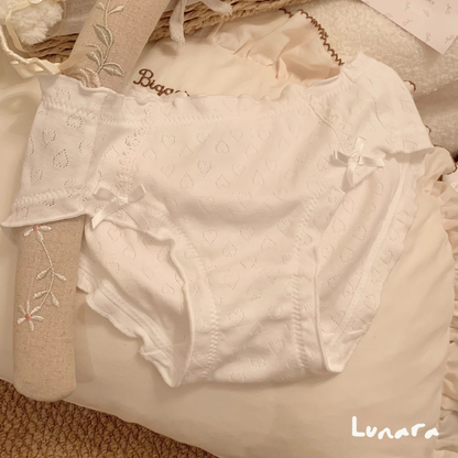 Peach Puff – Soft Baby Cotton Lace Panties